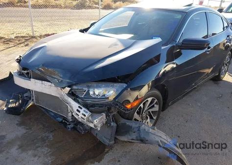 2018 Honda Civic Ex from USA, damaged, VIN 2HGFC2F7XJH546062